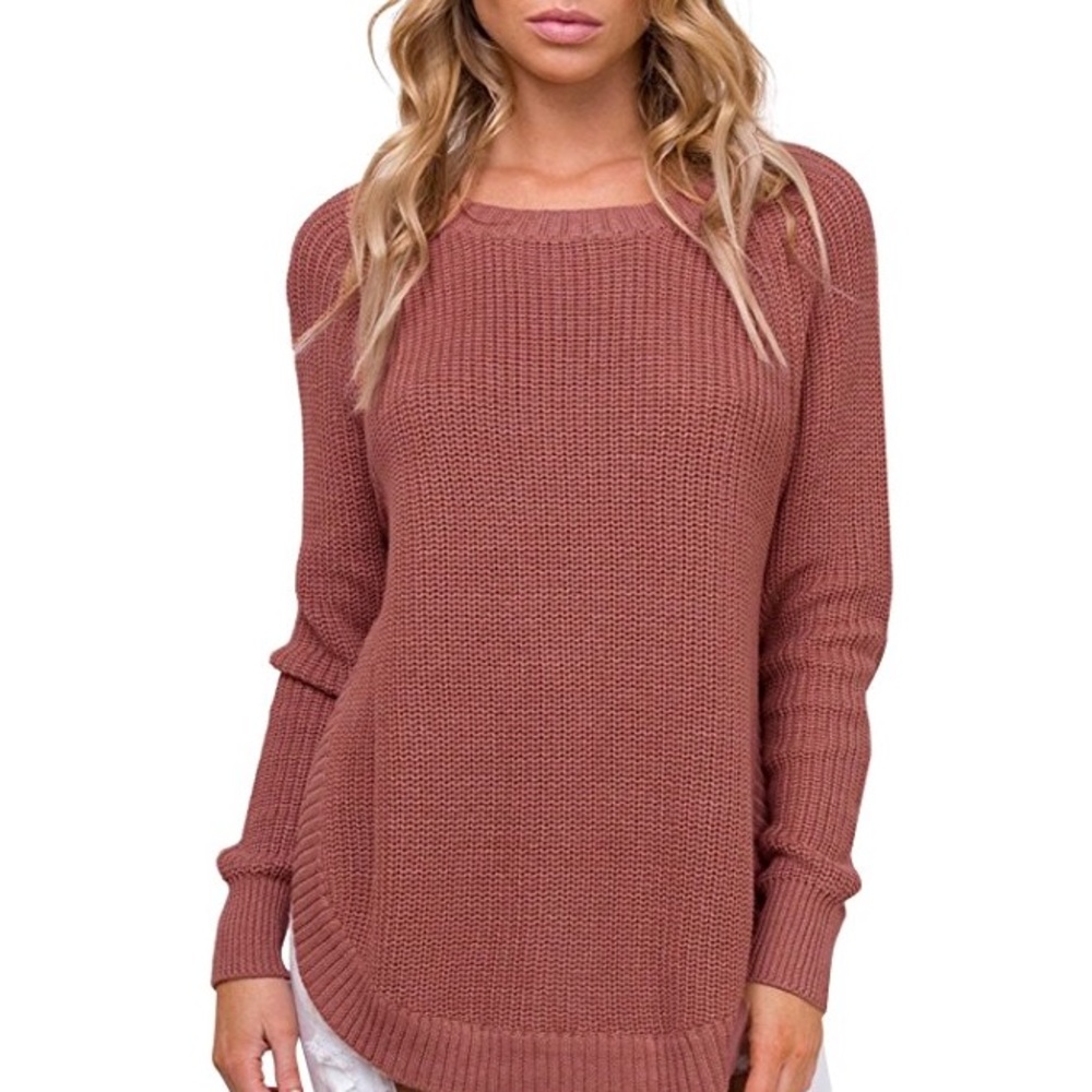 Knitted Pullover Sweater - Picture 1 of 4